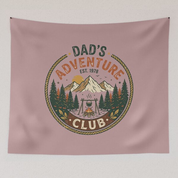 Item preview, Funny Camping Dad Father’s Day Outdoor Adventure Gift Retro Nature Style designed and sold by Im-Ara.