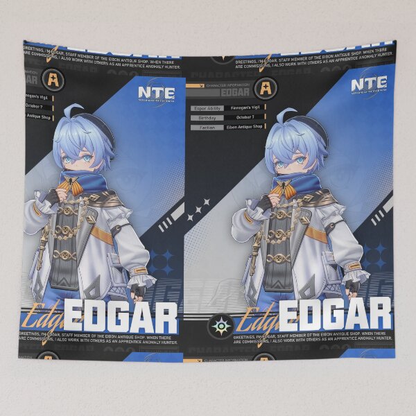 Item preview, Edgar Neverness to Everness (NTE) designed and sold by AnimeHentaiArt.