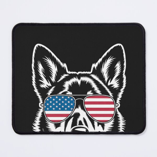 Item preview, Patriotic USA American Flag 4th of July Australian Kelpie designed and sold by CriseldaBruning.