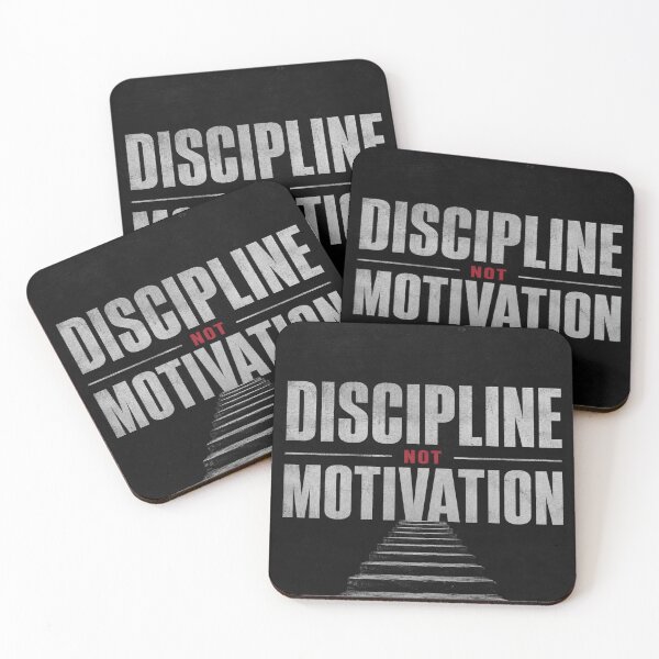 Item preview, Discipline not motivation designed and sold by UbuntuZedStudio.