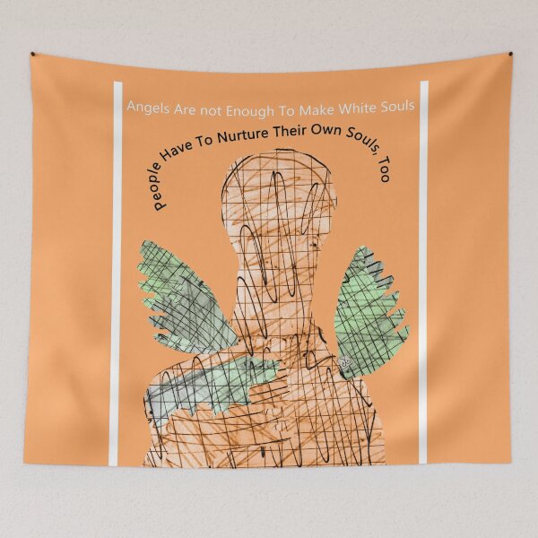 Item preview, Angels Are Not Enough To Make White Souls (Drawing by ACCI) designed and sold by VanyssaGraphics.