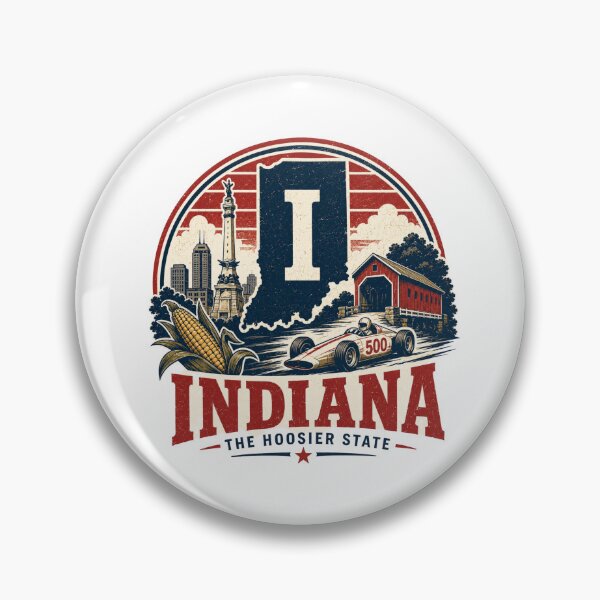 Item preview, Indiana State Print Logo / Indiana Pride / The hoosier state designed and sold by Thehatinthecat.
