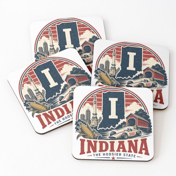 Item preview, Indiana State Print Logo / Indiana Pride / The hoosier state designed and sold by Thehatinthecat.