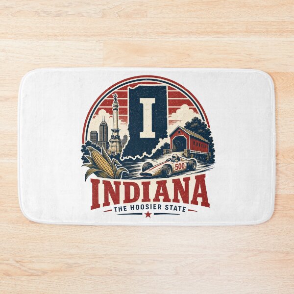 Item preview, Indiana State Print Logo / Indiana Pride / The hoosier state designed and sold by Thehatinthecat.