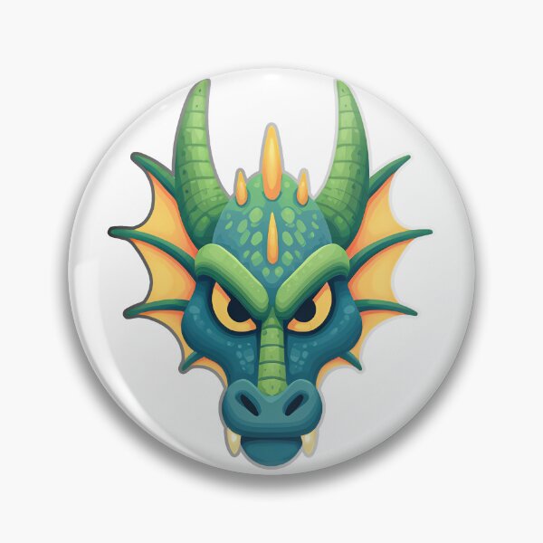 Item preview, Green Dragon Mascot Logo Vibrant Fantasy Gaming Illustration designed and sold by DesignArtist.ia.