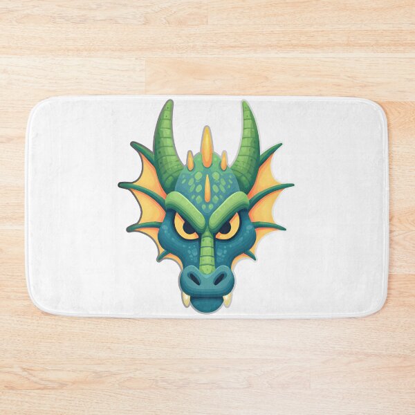 Item preview, Green Dragon Mascot Logo Vibrant Fantasy Gaming Illustration designed and sold by DesignArtist.ia.