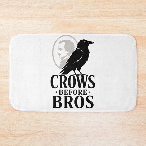 Item preview, Crows Before Bros Edgar Allan Poe Raven Silhouette designed and sold by Fenay Designs.