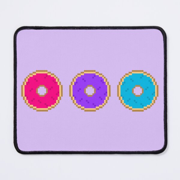 Item preview, Androgyne Pixel Pride Donuts designed and sold by Lilac-Cat.