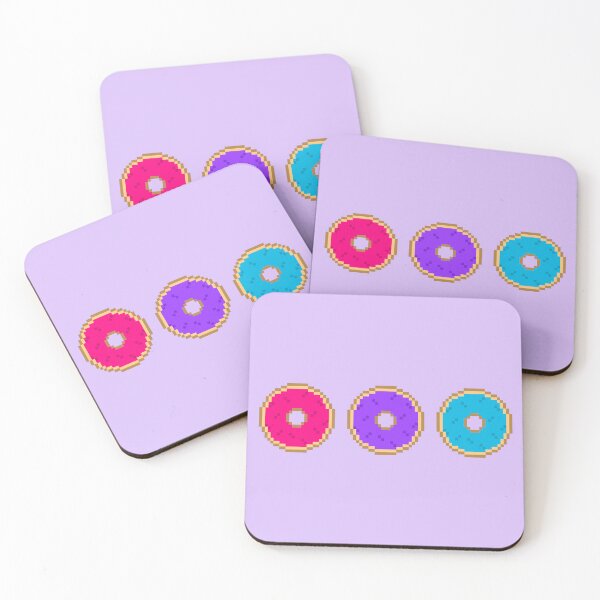 Item preview, Androgyne Pixel Pride Donuts designed and sold by Lilac-Cat.