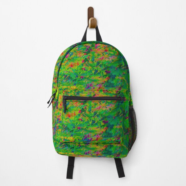 Item preview, A highly stylized, multi-colored abstract where leaves are rendered in neon greens, purples, and reds. designed and sold by AbulailArt.