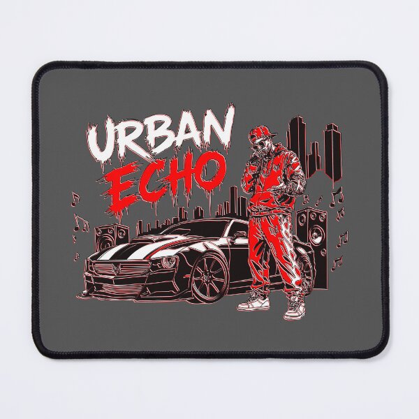 Item preview, Urban Echo Street Rap Graffiti Muscle Car Design designed and sold by 4rpixs.