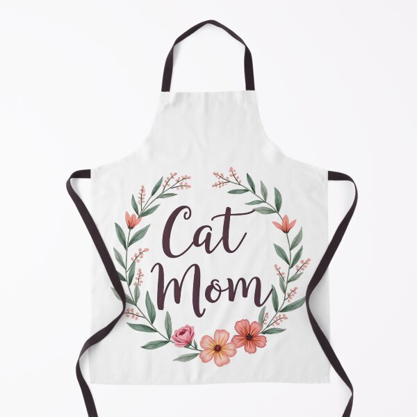 Item preview, Cat Mom Floral Wreath Watercolor Botanical Cat Lover Design designed and sold by Amp6599.
