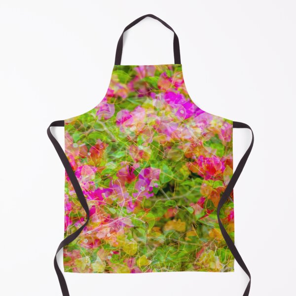 Item preview, Dreamy Multiple Exposure Abstract of Pink and Orange Bougainvillea Flowers Creating a Vibrant Floral Tapestry designed and sold by AbulailArt.