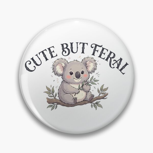 Item preview, Cute But Feral Funny Drop Bear Koala designed and sold by Petzzz.