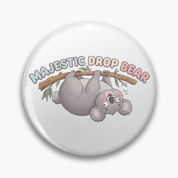 Item preview, Majestic Drop Bear Funny Koala Meme designed and sold by Petzzz.