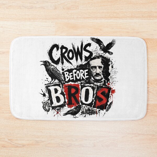 Item preview, Crows Before Bros Edgar Allan Poe Grunge Collage designed and sold by Fenay Designs.