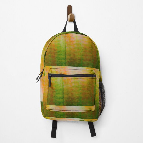 Item preview, A vertical wash of color where blurred green and orange elements create an impression of light filtering through a forest. designed and sold by AbulailArt.