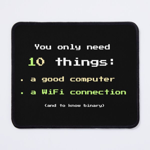 Item preview, Funny Binary Joke Shirt For Programmers You Only Need 10 Things designed and sold by DanielBDesigns.