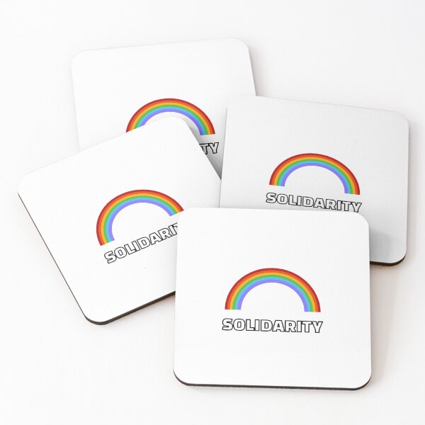 Item preview, SOLIDARITY  Pride ALLYSHIP rainbow   designed and sold by Inspirationmotivation.