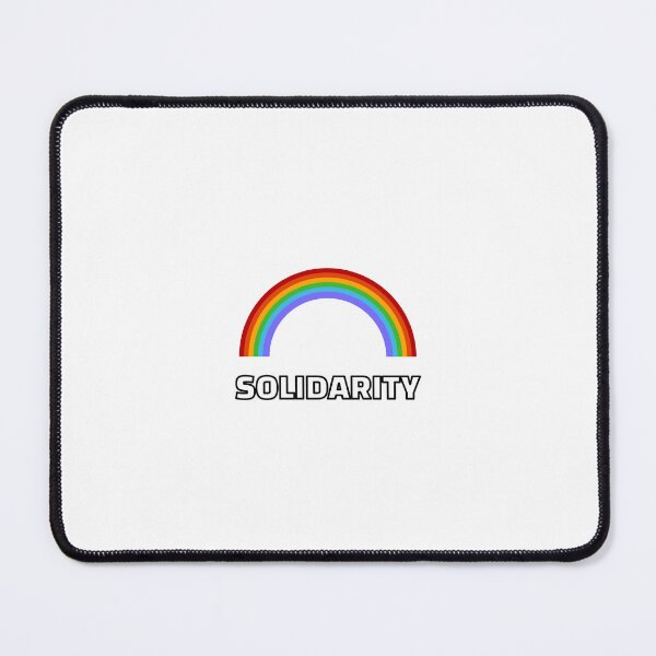 Item preview, SOLIDARITY  Pride ALLYSHIP rainbow   designed and sold by Inspirationmotivation.