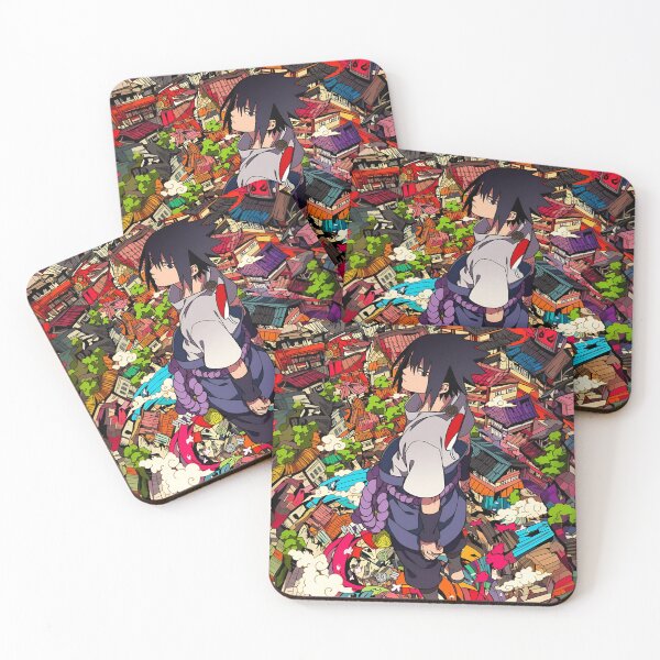 Item preview, Sasuke Uchiha Anime Wallpaper | Retro Manga Shinobi Aesthetic Art Print designed and sold by Dyan4.