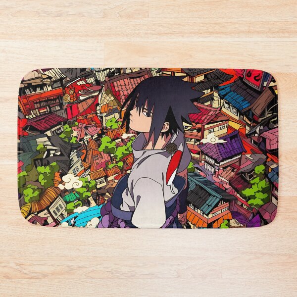 Item preview, Sasuke Uchiha Anime Wallpaper | Retro Manga Shinobi Aesthetic Art Print designed and sold by Dyan4.