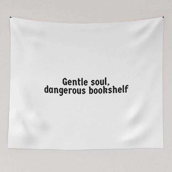 Item preview, Gentle soul dangerous bookshelf designed and sold by stellacreates.