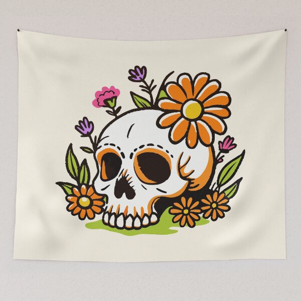 Item preview, Spring Skull designed and sold by SusticiVisual.