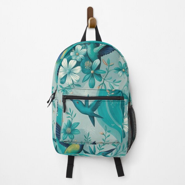 Item preview, Turquoise Colibri Pattern designed and sold by Jandedan.