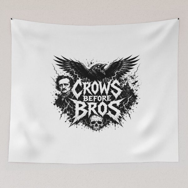 Item preview, Crows Before Bros Edgar Allan Poe Dark Gothic Raven Art designed and sold by Fenay Designs.