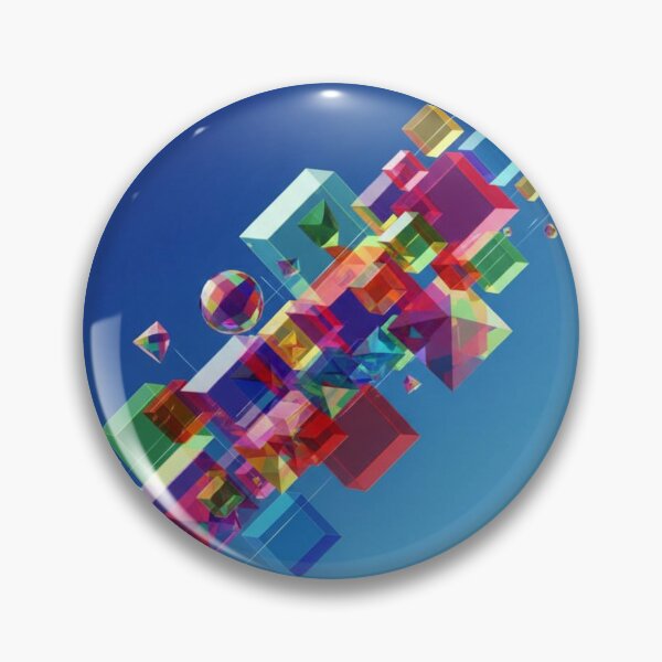 Item preview, Floating geometric color worlds designed and sold by Sigtrix.