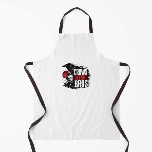 Item preview, Crows Before Bros Edgar Allan Poe Glitch Raven Graphic designed and sold by Fenay Designs.