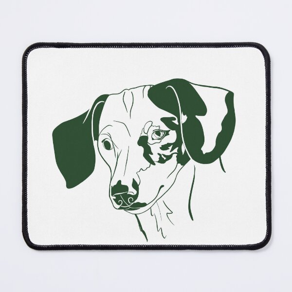 Item preview, Wiener Dog Portrait Green designed and sold by Kaytertrib.