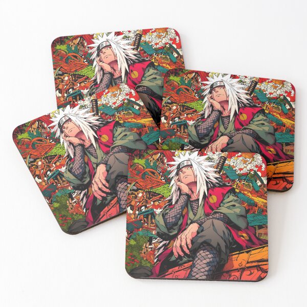 Item preview, Jiraiya Sage Anime Wallpaper | Legendary Sannin Retro Manga Art Print designed and sold by Dyan4.