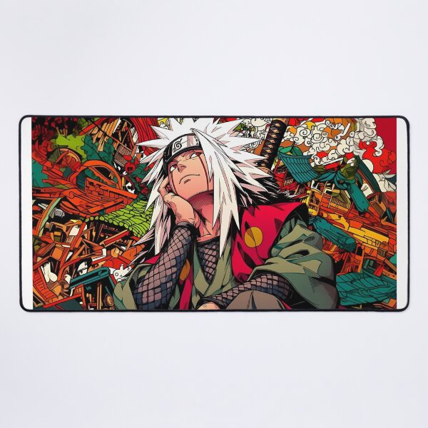 Item preview, Jiraiya Sage Anime Wallpaper | Legendary Sannin Retro Manga Art Print designed and sold by Dyan4.