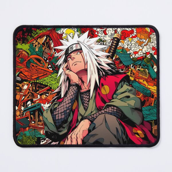 Item preview, Jiraiya Sage Anime Wallpaper | Legendary Sannin Retro Manga Art Print designed and sold by Dyan4.