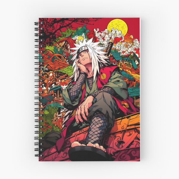 Item preview, Jiraiya Sage Anime Wallpaper | Legendary Sannin Retro Manga Art Print designed and sold by Dyan4.