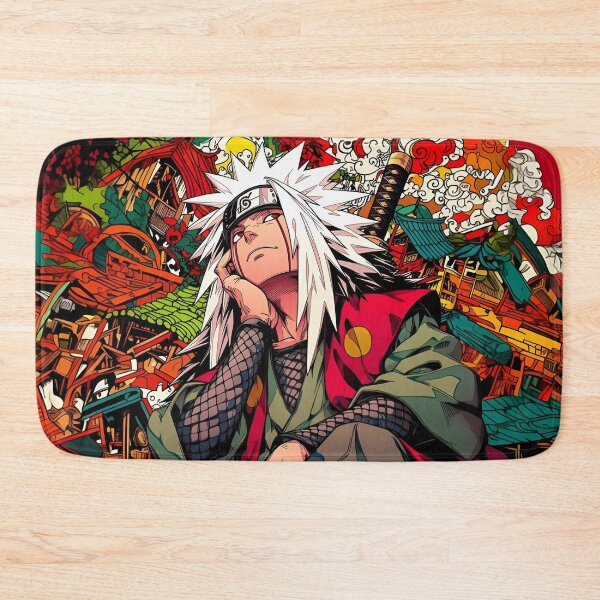 Item preview, Jiraiya Sage Anime Wallpaper | Legendary Sannin Retro Manga Art Print designed and sold by Dyan4.