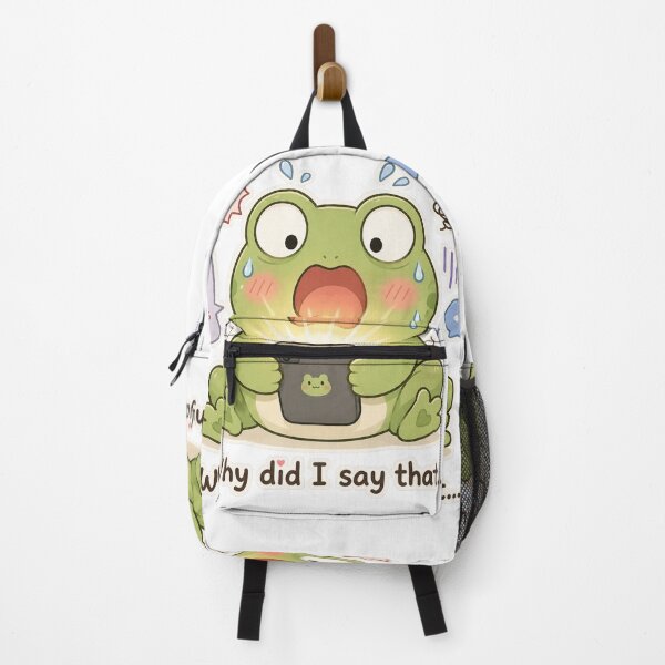 Item preview, Frog Oversharing Social Anxiety Cute Mood designed and sold by Sadia Jannat.
