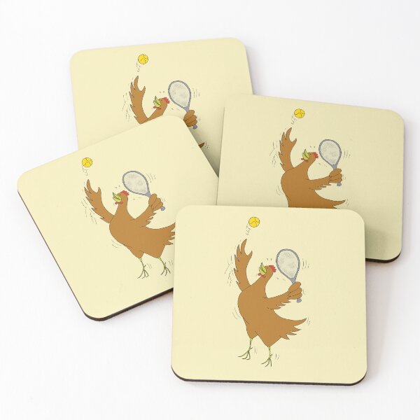 Item preview, Pollo amante del tenis designed and sold by Teacher Lisi.