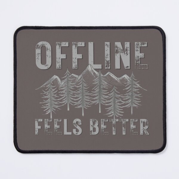 Item preview, Offline Feels Better Shirt – Digital Detox Tee, Minimal Lifestyle Design designed and sold by Gohrin.co.