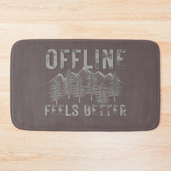 Item preview, Offline Feels Better Shirt – Digital Detox Tee, Minimal Lifestyle Design designed and sold by Gohrin.co.
