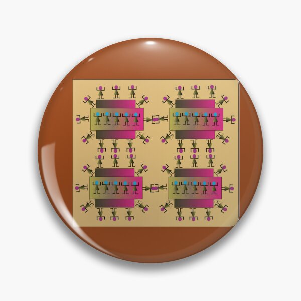 Item preview, Abstract Tribal Geometric Pattern Art Design designed and sold by Palette _Vibes.