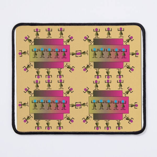 Item preview, Abstract Tribal Geometric Pattern Art Design designed and sold by Palette _Vibes.