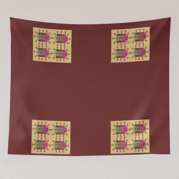 Item preview, Abstract Tribal Geometric Pattern Art Design designed and sold by Palette _Vibes.