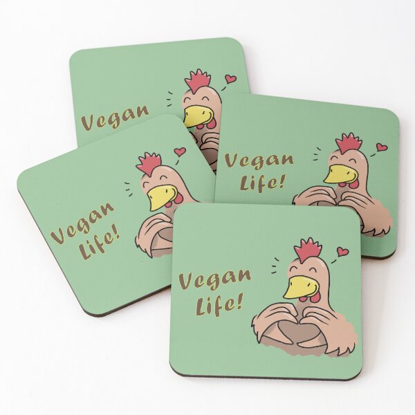 Item preview, Vegan Life Cute Chicken designed and sold by Teacher Lisi.