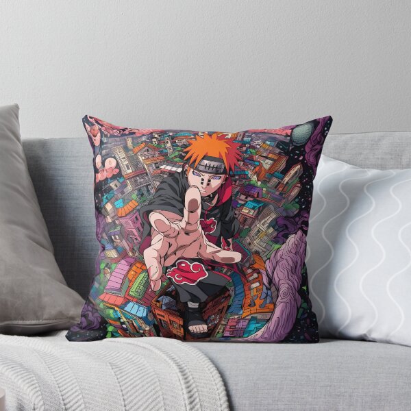 Item preview, Pain Akatsuki Anime Wallpaper | Rinnegan Cosmic Retro Manga Art Print designed and sold by Dyan4.