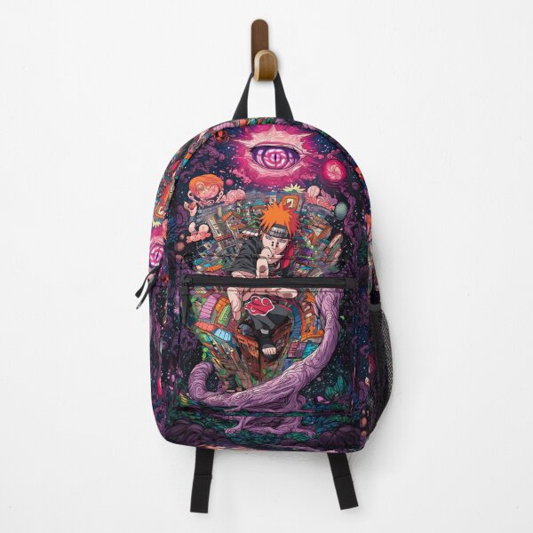 Item preview, Pain Akatsuki Anime Wallpaper | Rinnegan Cosmic Retro Manga Art Print designed and sold by Dyan4.
