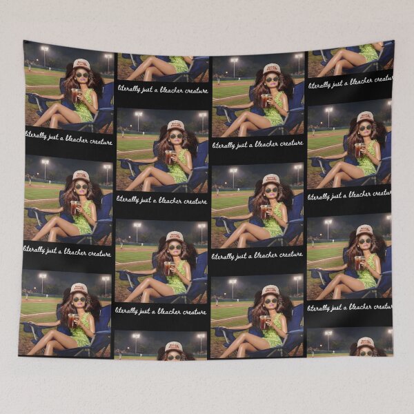 Item preview, Literally Just A Bleacher Creature Funny Baseball Doll Drinking designed and sold by jinajinawoodood.