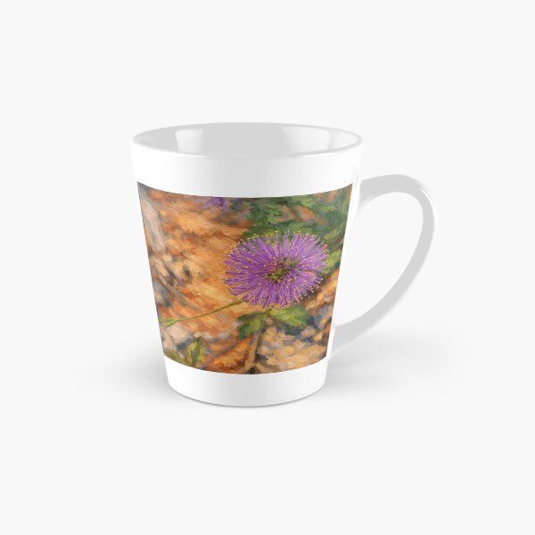Item preview, Purple Sensitive Briar Wildflower Digital Oil Painting designed and sold by Blossom-Breeze.
